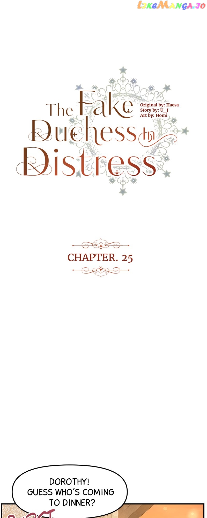The Fake Duchess In Distresss Chapter 25 - page 1