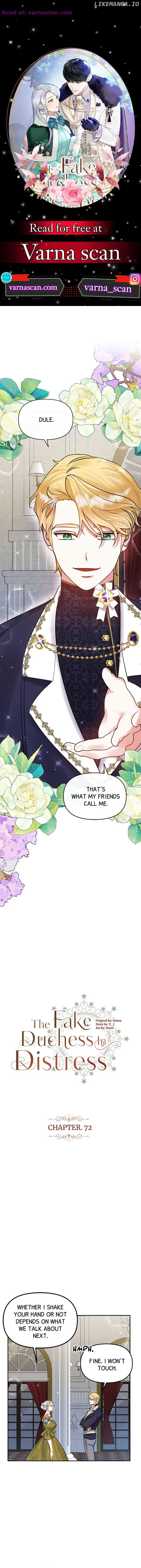 The Fake Duchess In Distresss Chapter 72 - page 1