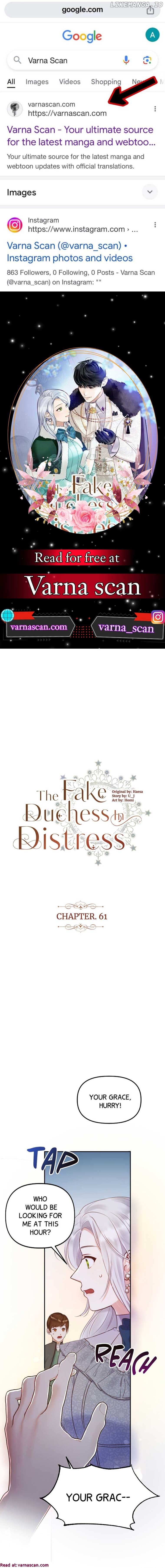 The Fake Duchess In Distresss Chapter 61 - page 1