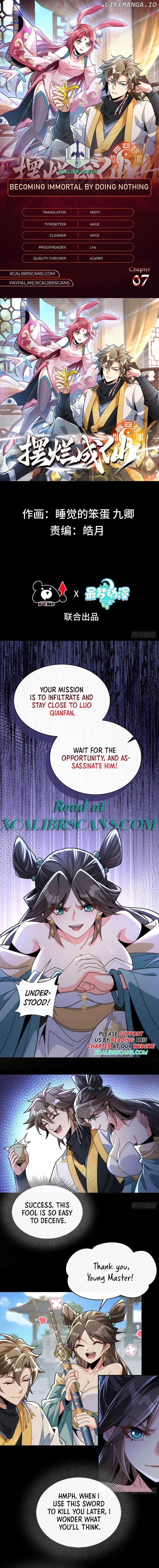 Becoming immortal by doing nothing Chapter 7 - page 1