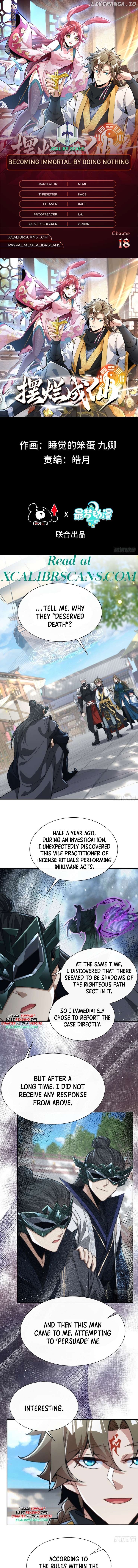 Becoming immortal by doing nothing Chapter 18 - page 1