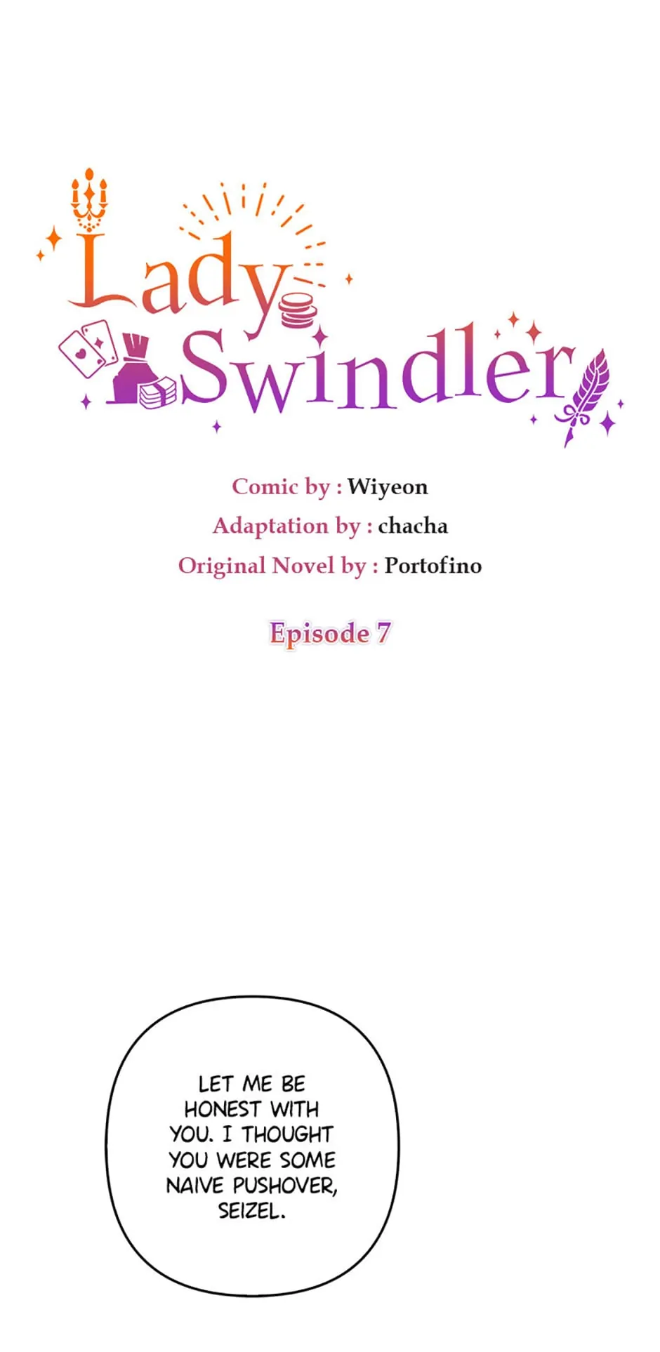 Lady Swindler Chapter 7 - page 1