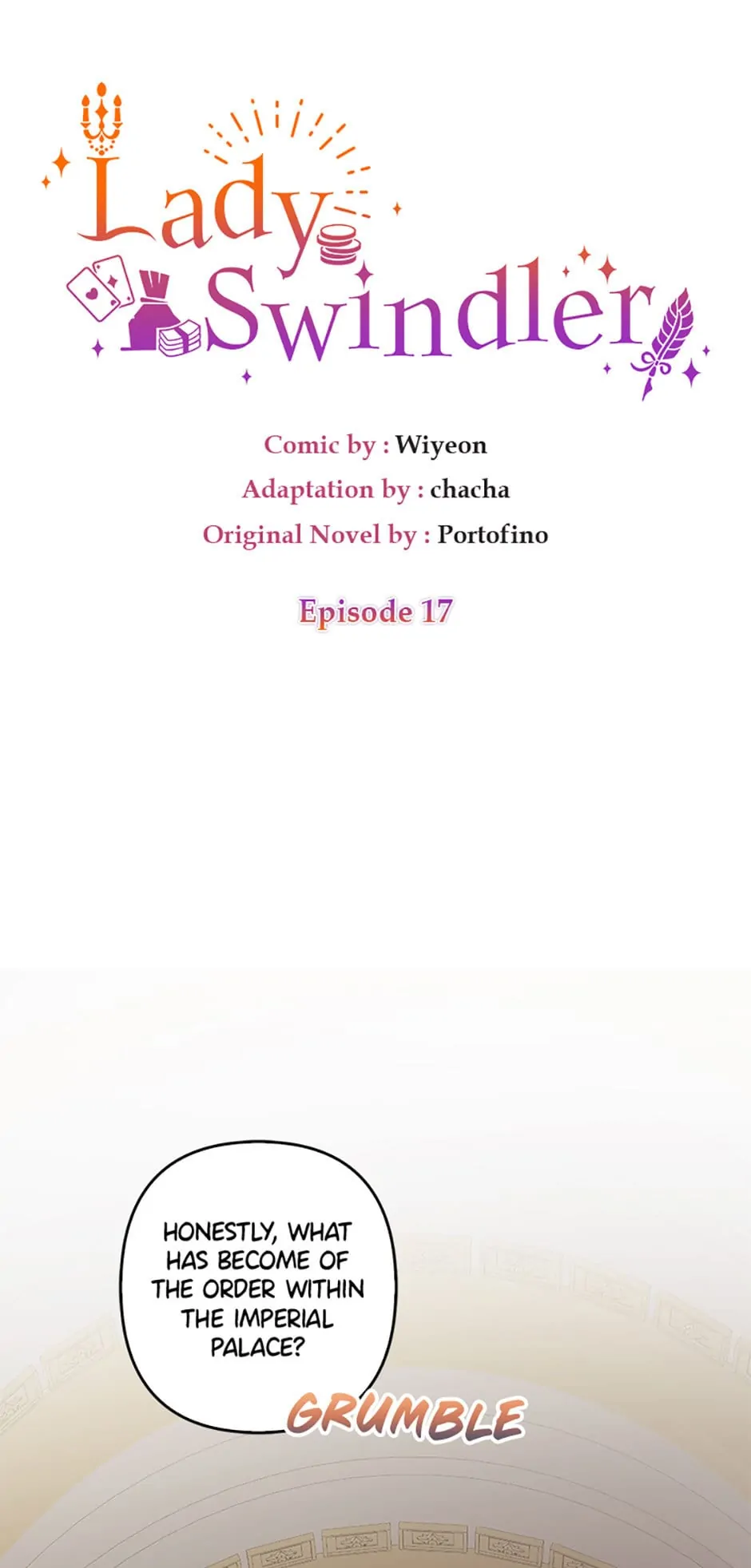 Lady Swindler Chapter 17 - page 1