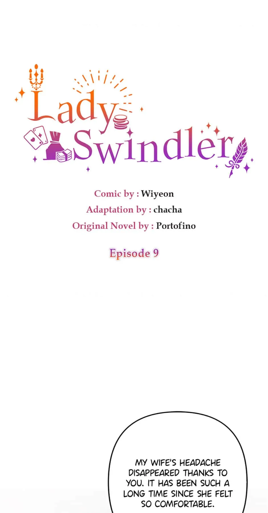 Lady Swindler Chapter 9 - page 1