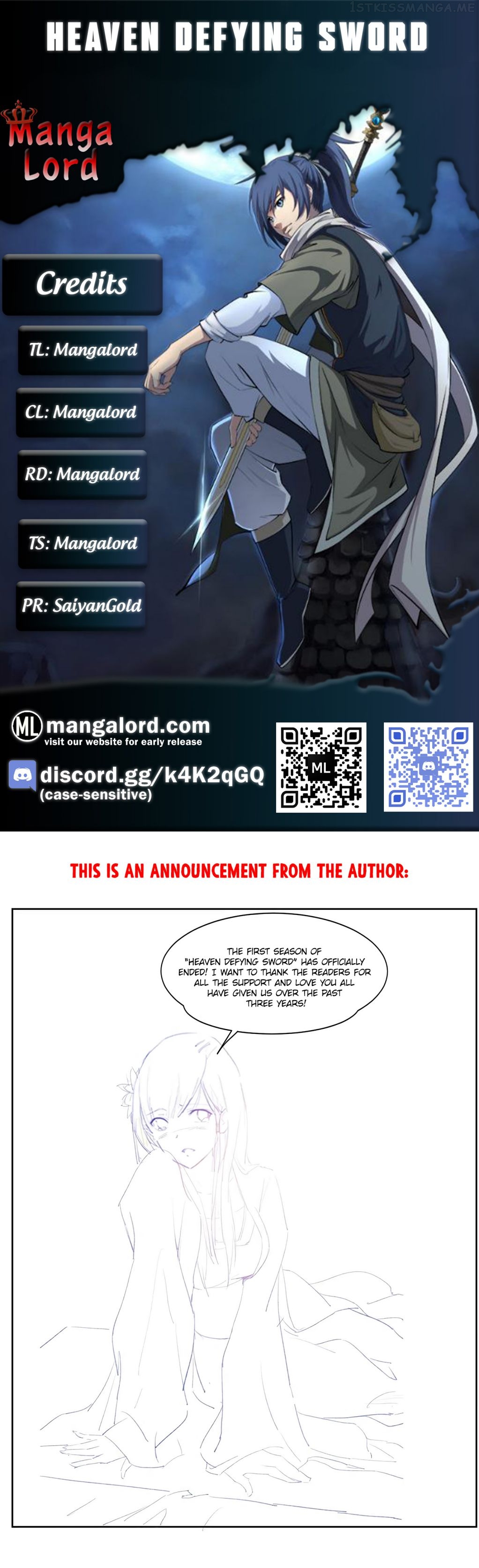 Heaven Defying Sword chapter 276.1 - page 1