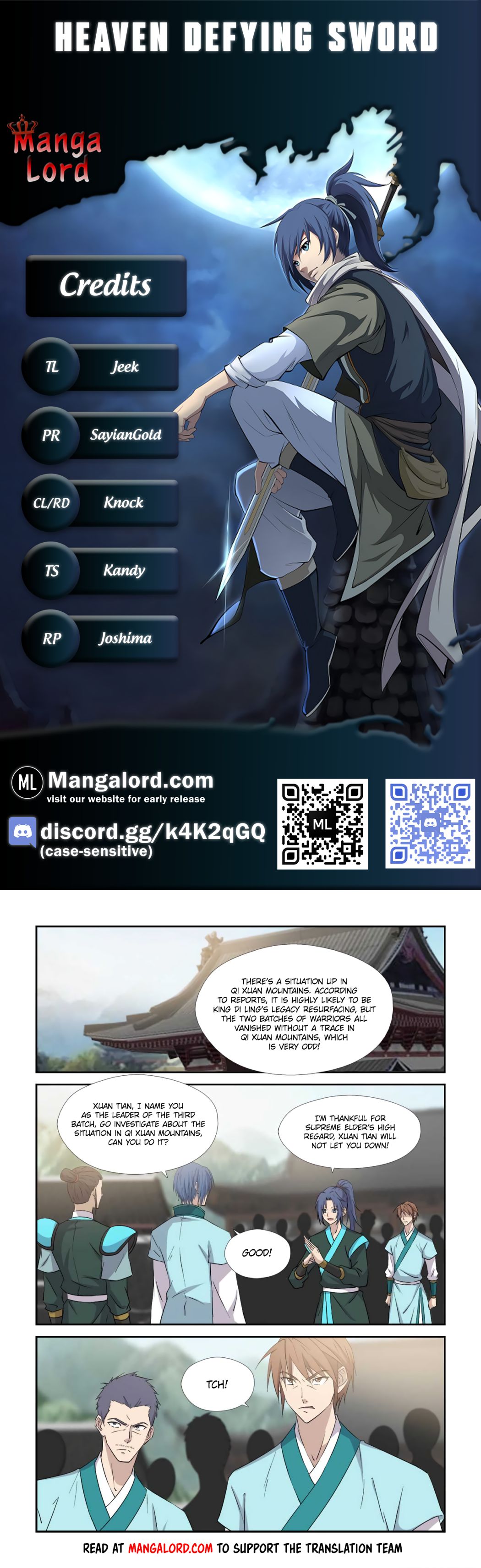 Heaven Defying Sword chapter 380 - page 1