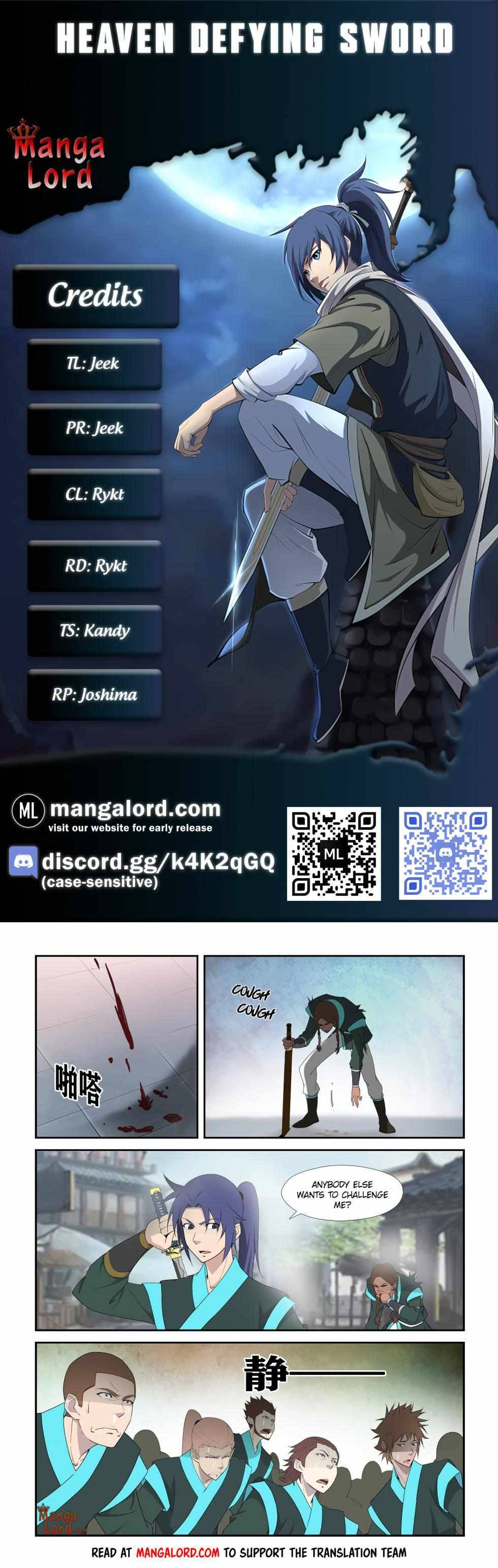 Heaven Defying Sword chapter 296 - page 1