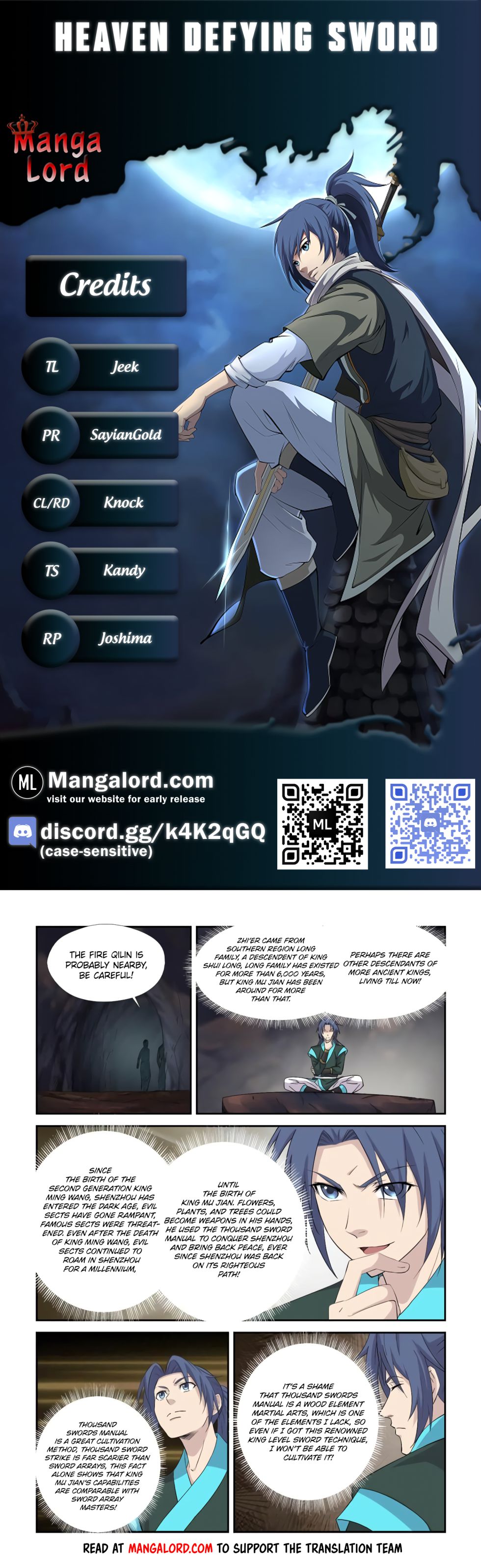 Heaven Defying Sword chapter 387 - page 1