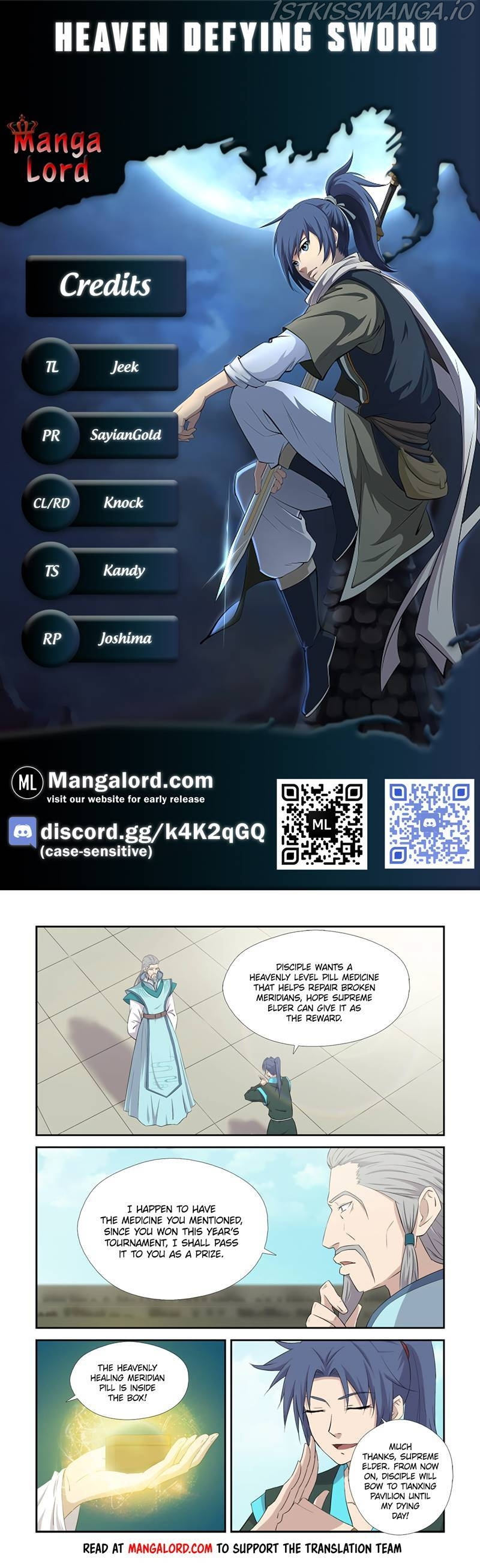 Heaven Defying Sword chapter 424 - page 1