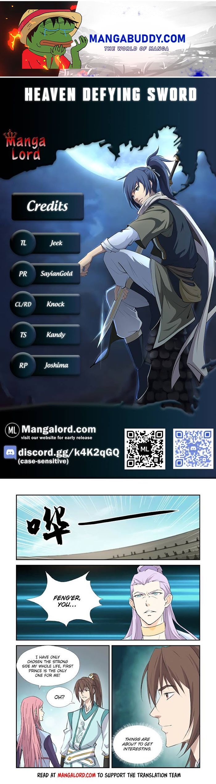Heaven Defying Sword chapter 426 - page 1