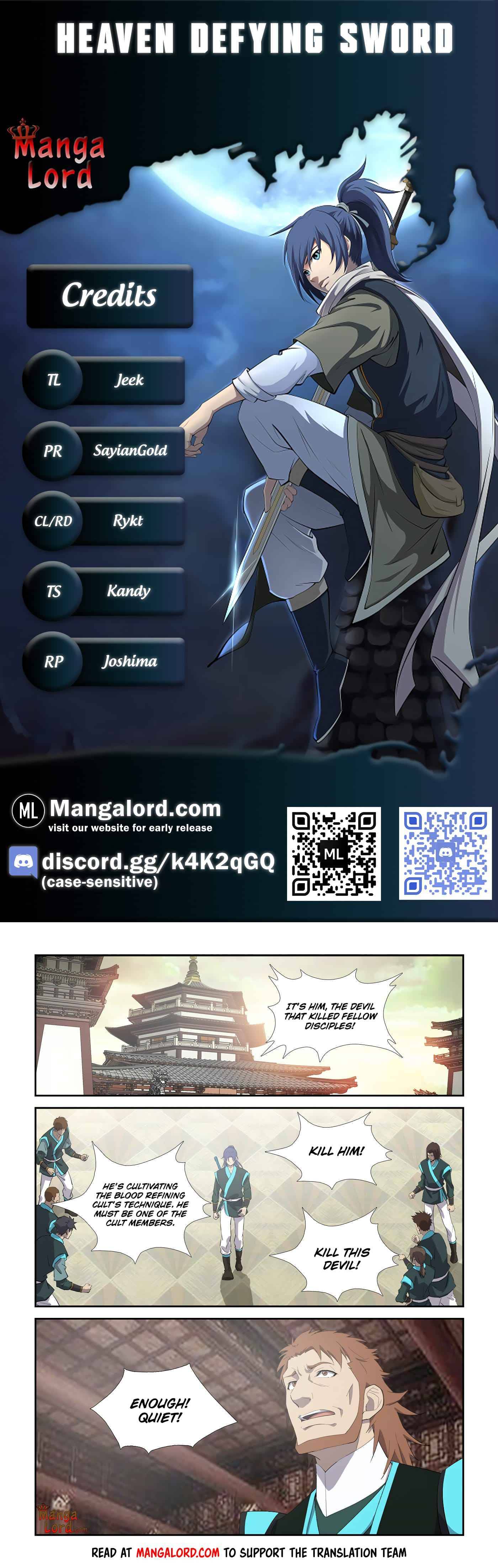 Heaven Defying Sword chapter 307 - page 1