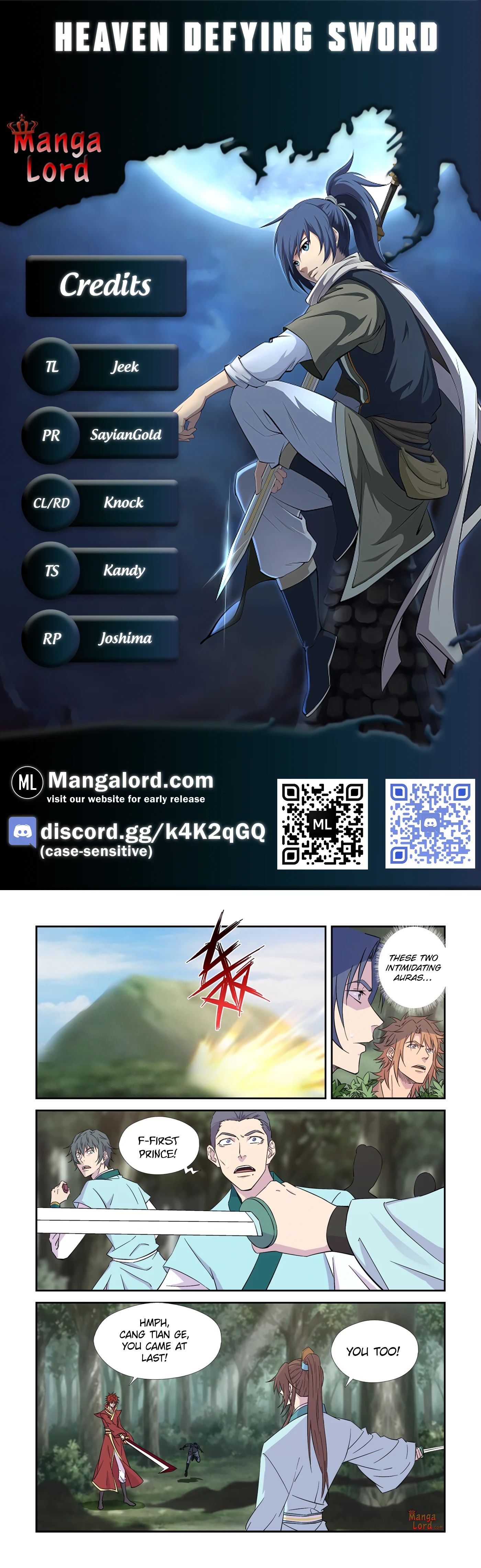 Heaven Defying Sword chapter 444 - page 1