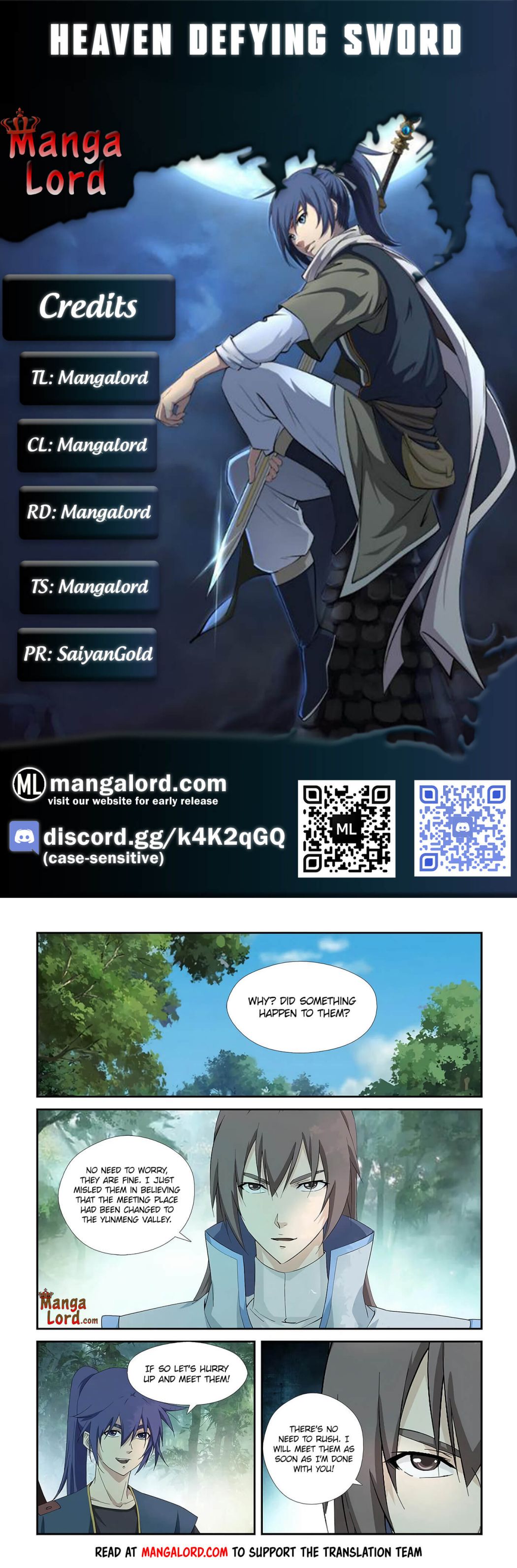 Heaven Defying Sword chapter 274 - page 1