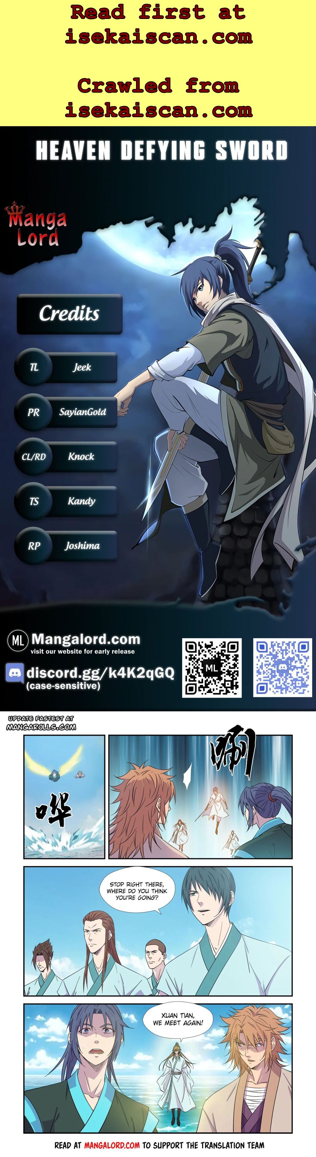 Heaven Defying Sword chapter 447 - page 1