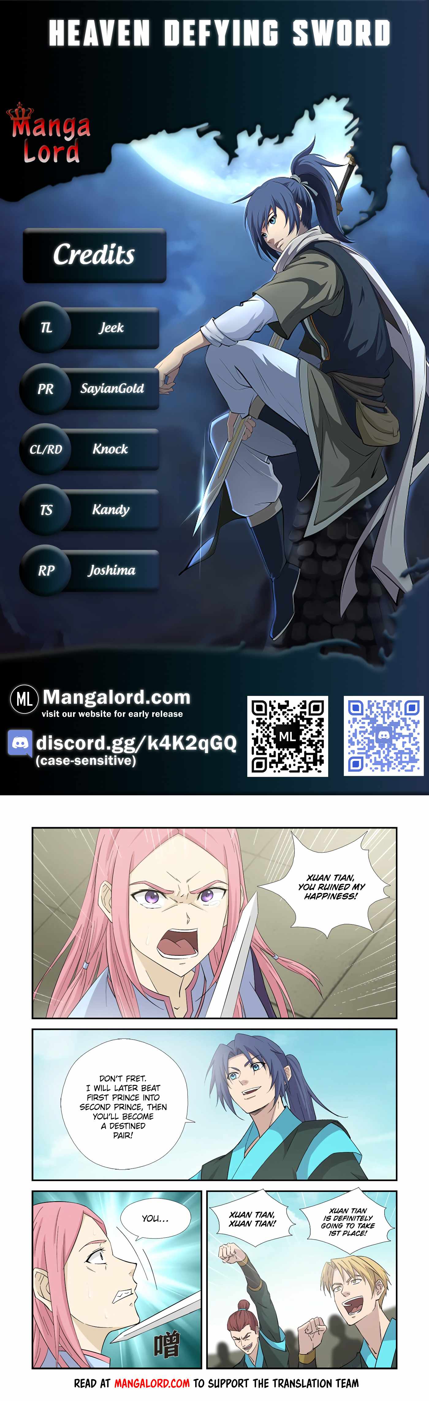 Heaven Defying Sword chapter 422 - page 1