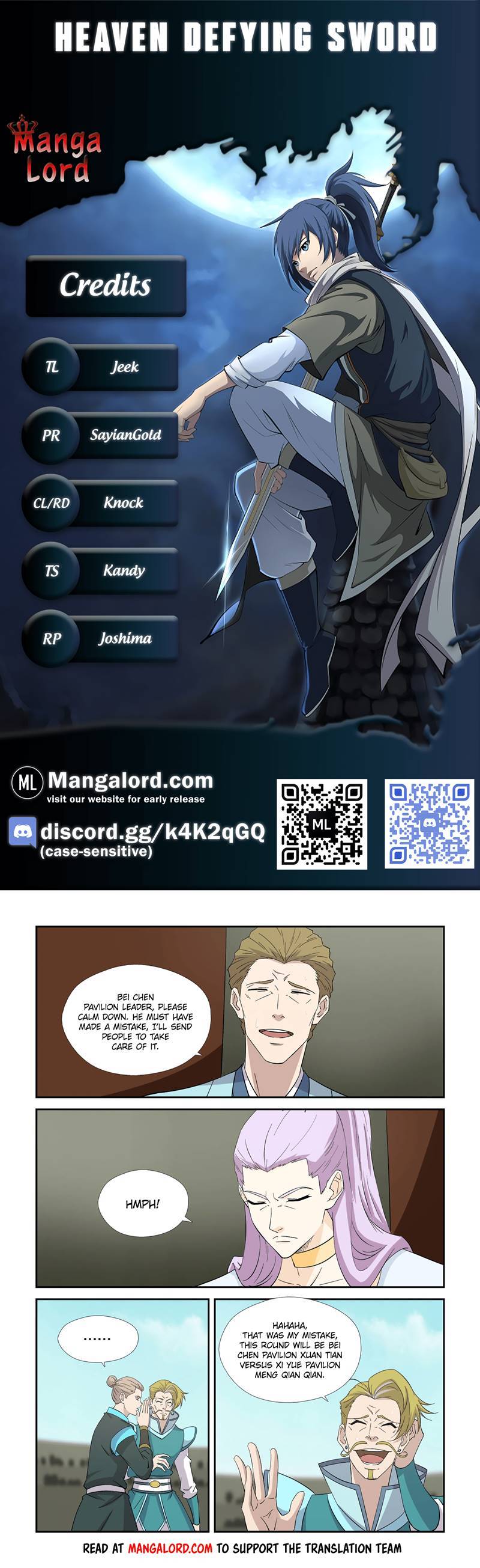 Heaven Defying Sword chapter 420 - page 1