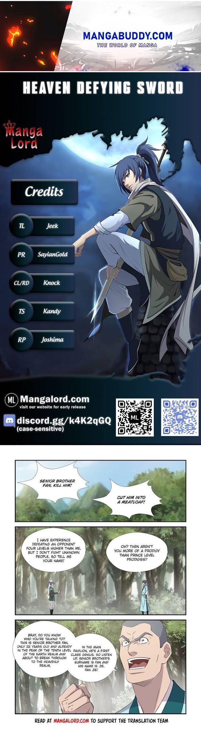 Heaven Defying Sword chapter 404 - page 1
