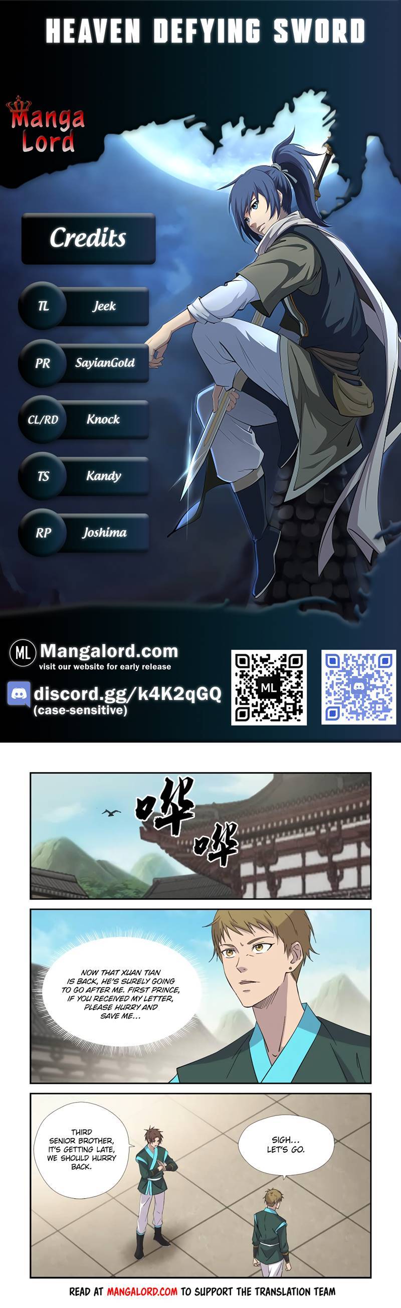 Heaven Defying Sword chapter 406 - page 1