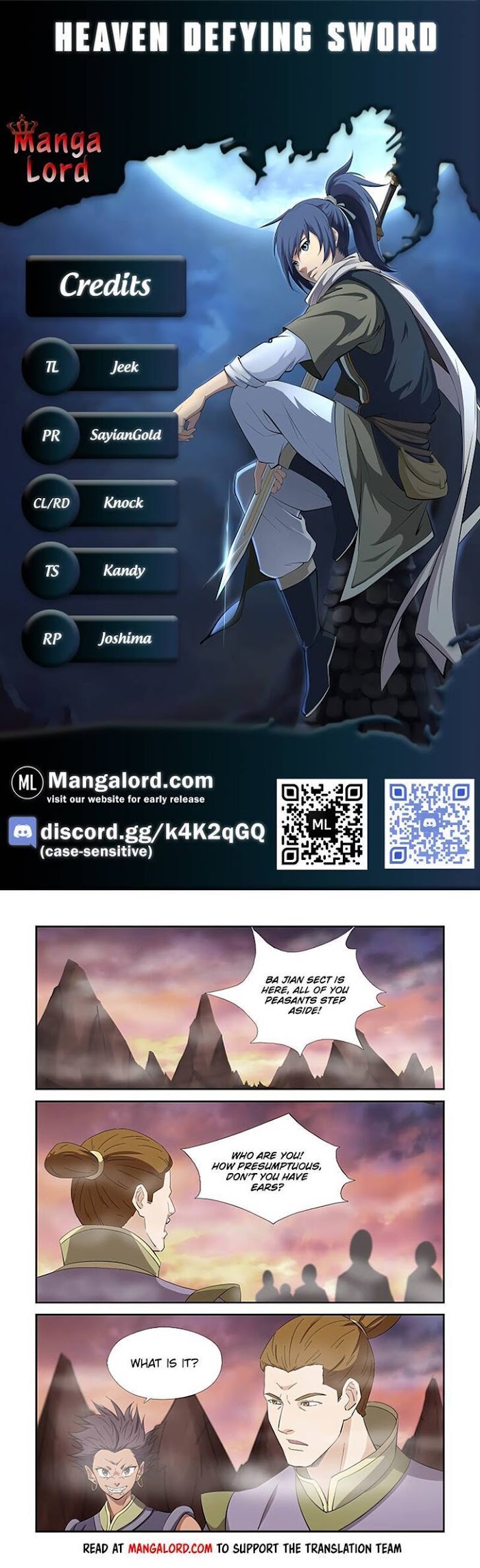 Heaven Defying Sword chapter 410 - page 1