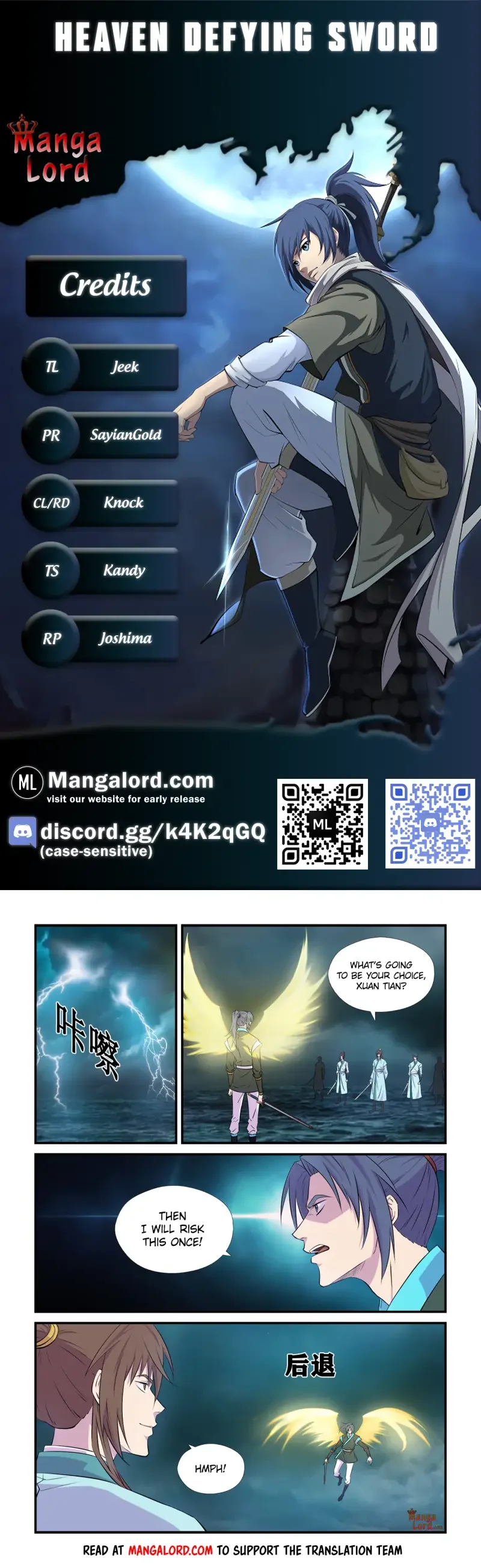 Heaven Defying Sword chapter 448 - page 1