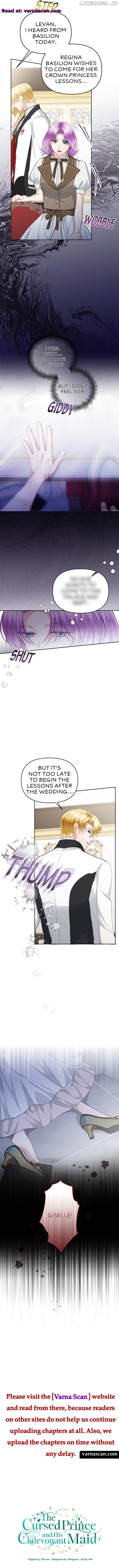 The Cursed Prince and His Clairvoyant Maid Chapter 29 - page 8