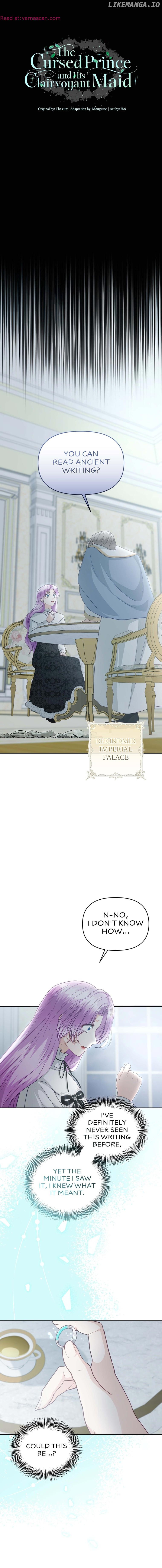 The Cursed Prince and His Clairvoyant Maid Chapter 18 - page 5