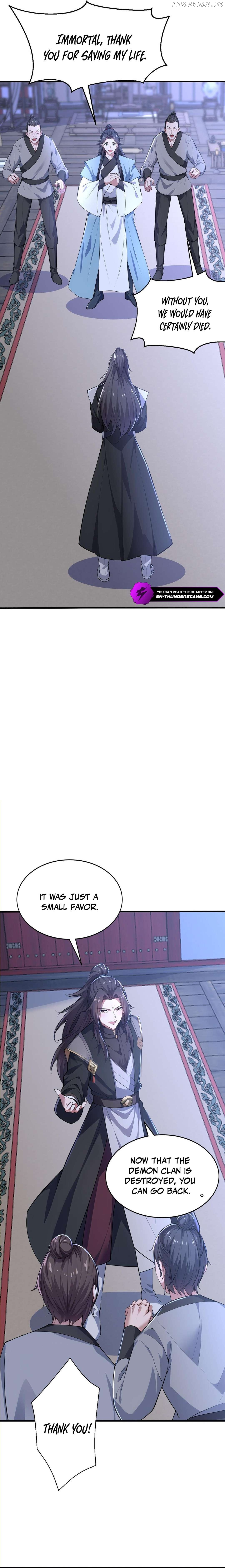 I Get Stronger Just by Lying down while My Apprentice Cultivates Chapter 48 - page 9