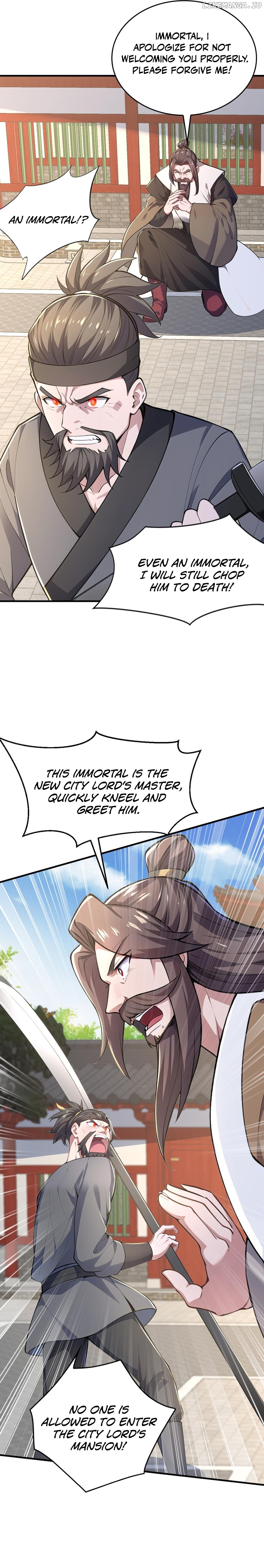 I Get Stronger Just by Lying down while My Apprentice Cultivates Chapter 46 - page 9