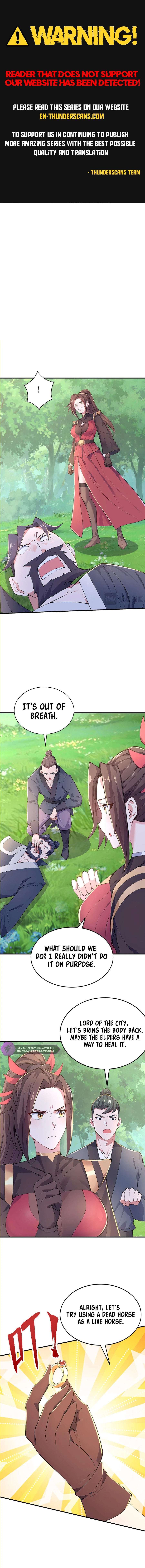 I Get Stronger Just by Lying down while My Apprentice Cultivates Chapter 41 - page 1