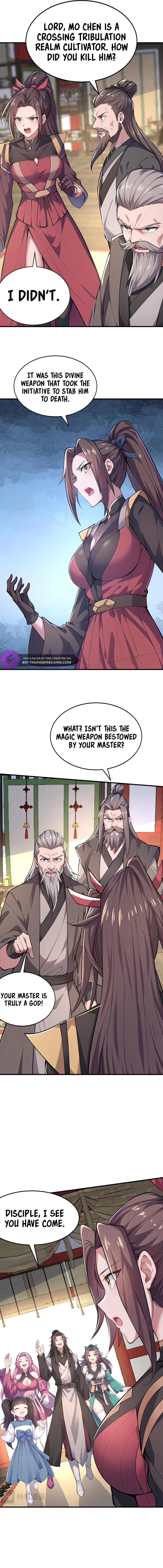 I Get Stronger Just by Lying down while My Apprentice Cultivates Chapter 41 - page 5