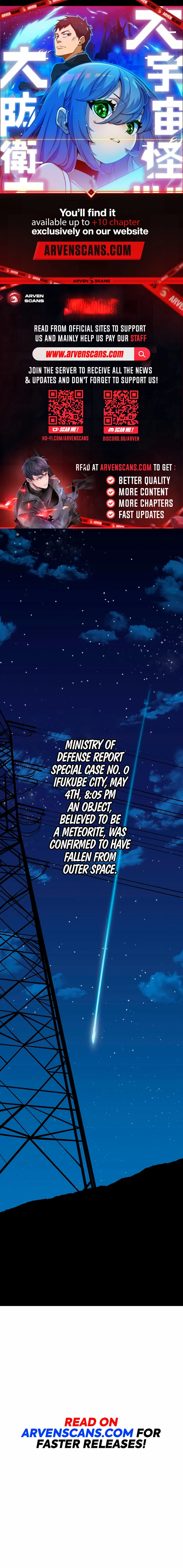 The Great Cosmic Monster Defense War Chapter 1 - page 1