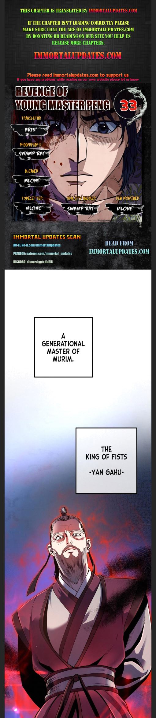Ha Buk Paeng’s youngest son chapter 33 - page 1