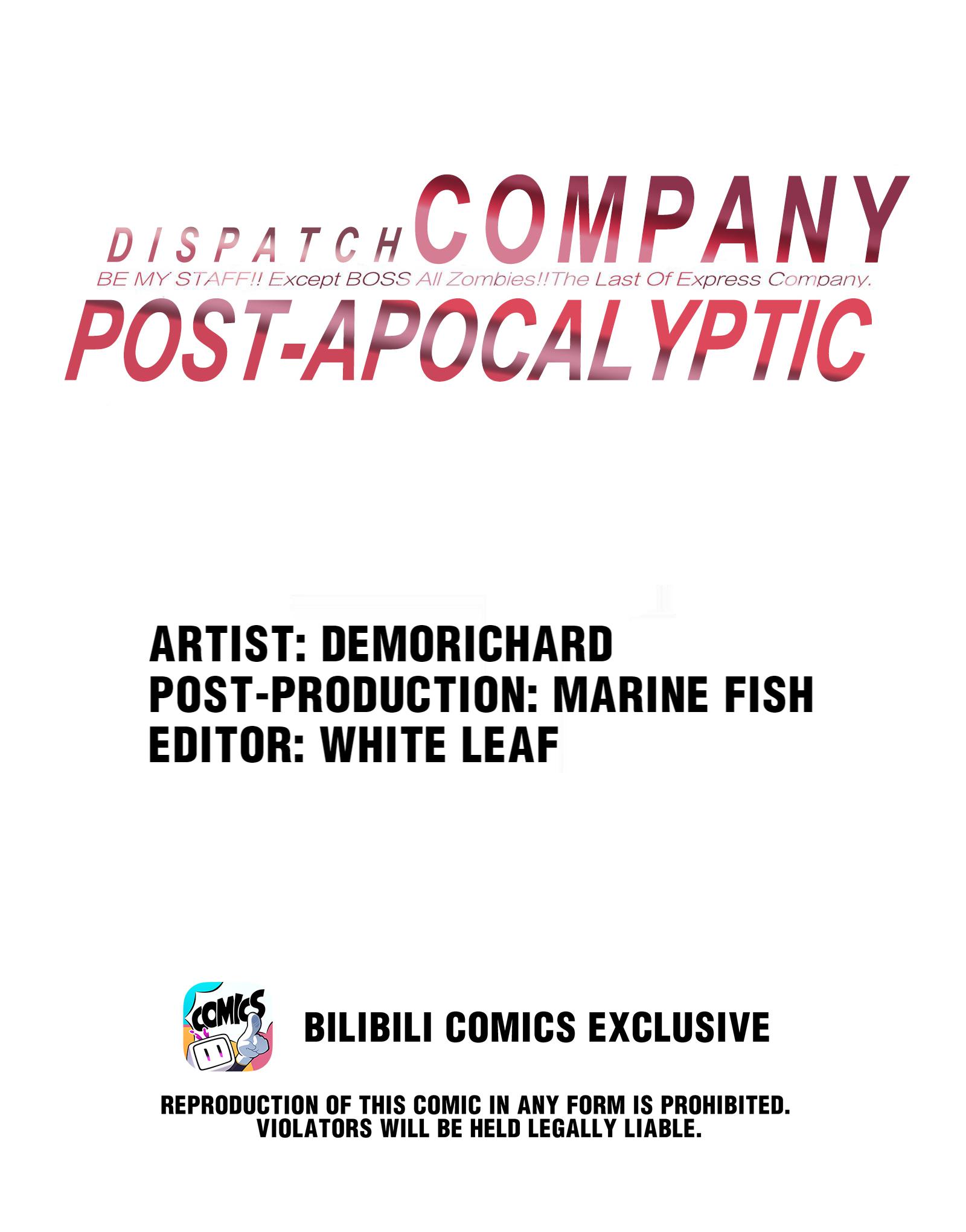 Post-apocalyptic Dispatch Company Chapter 20 - page 1