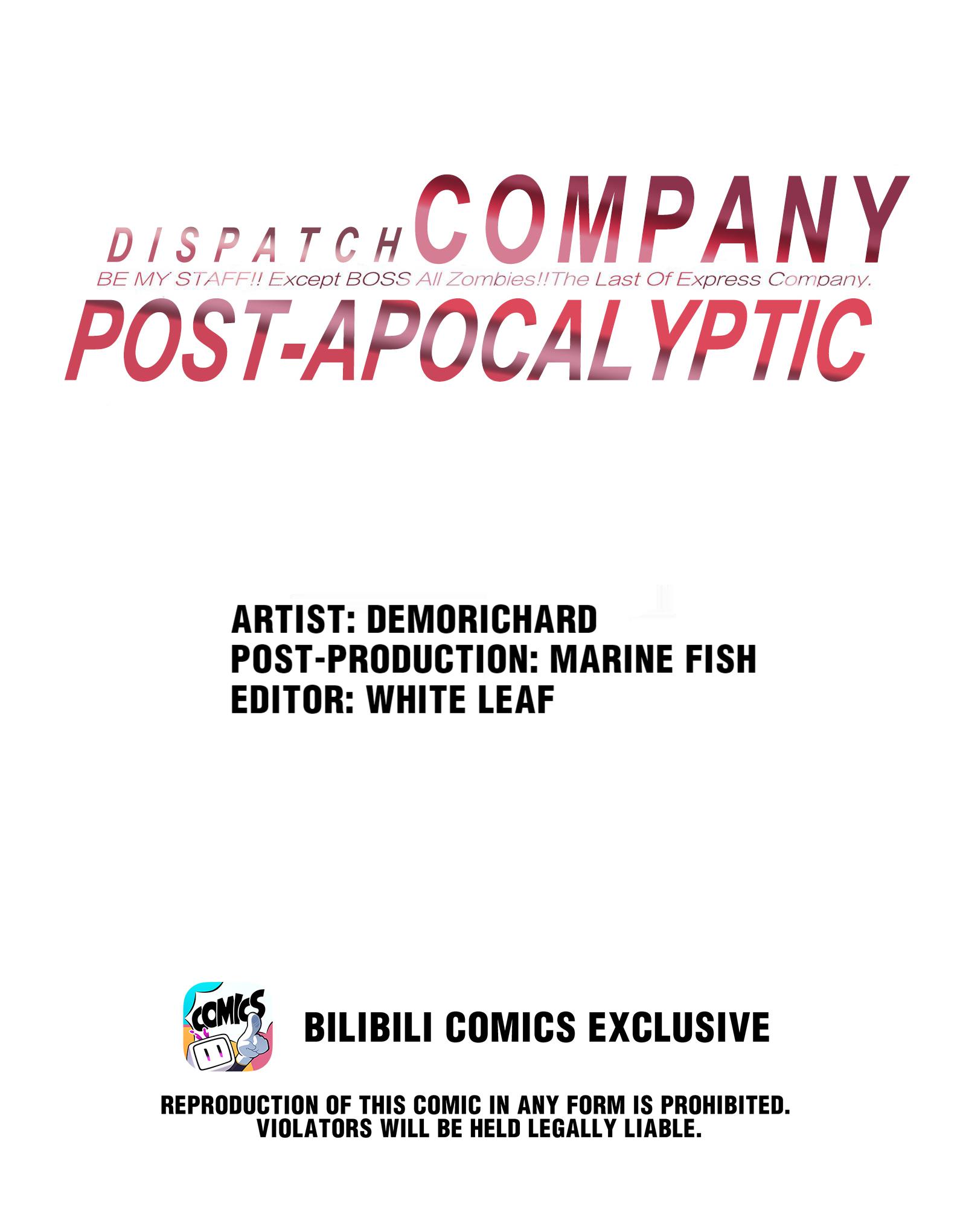 Post-apocalyptic Dispatch Company Chapter 14 - page 1