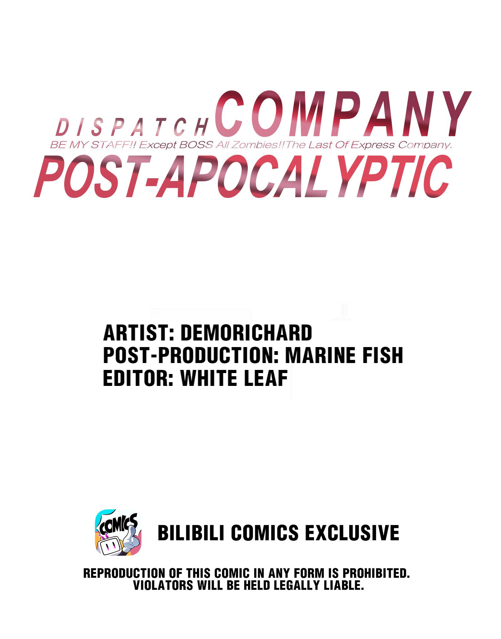 Post-apocalyptic Dispatch Company Chapter 13 - page 1