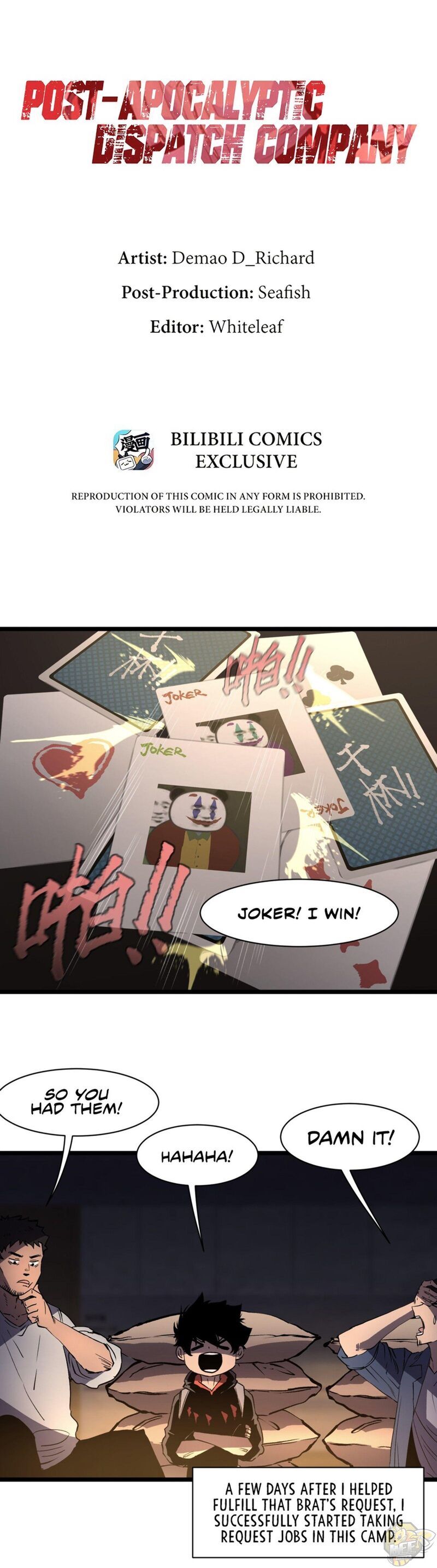 Post-apocalyptic Dispatch Company Chapter 11 - page 1