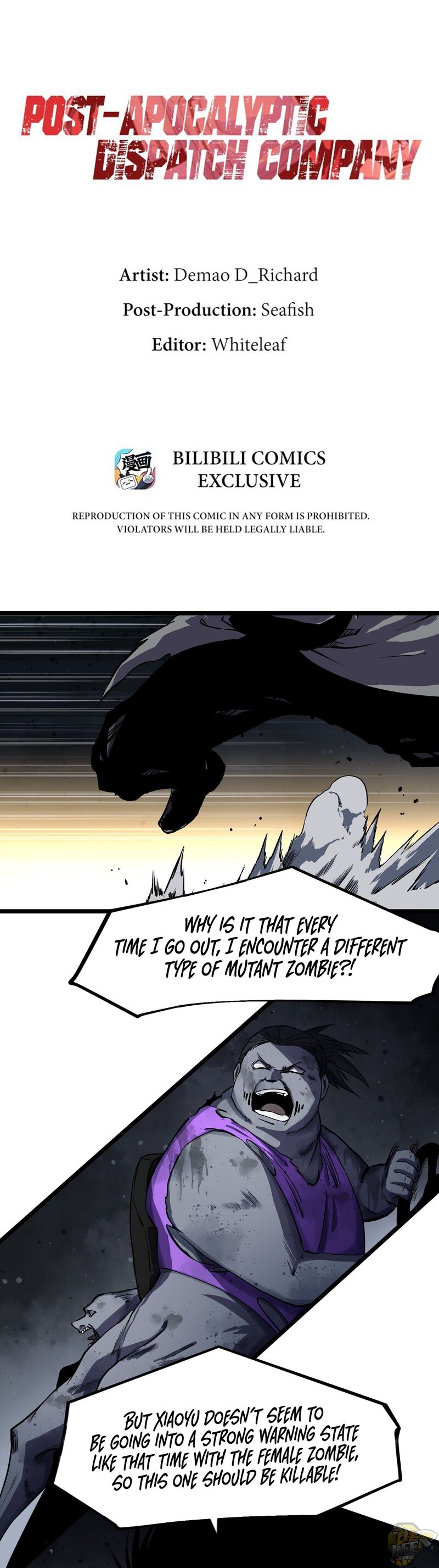 Post-apocalyptic Dispatch Company Chapter 10 - page 1
