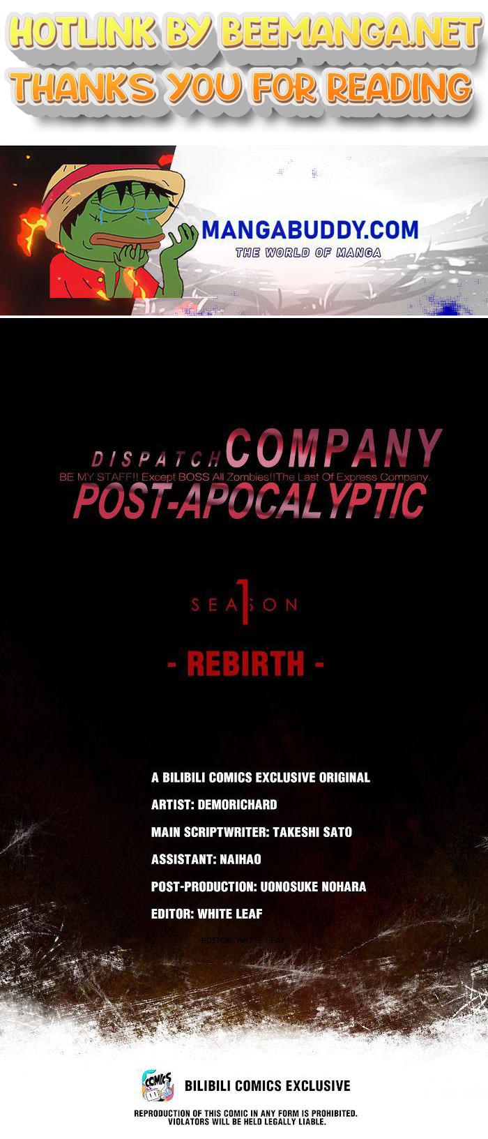 Post-apocalyptic Dispatch Company Chapter 55 - page 1