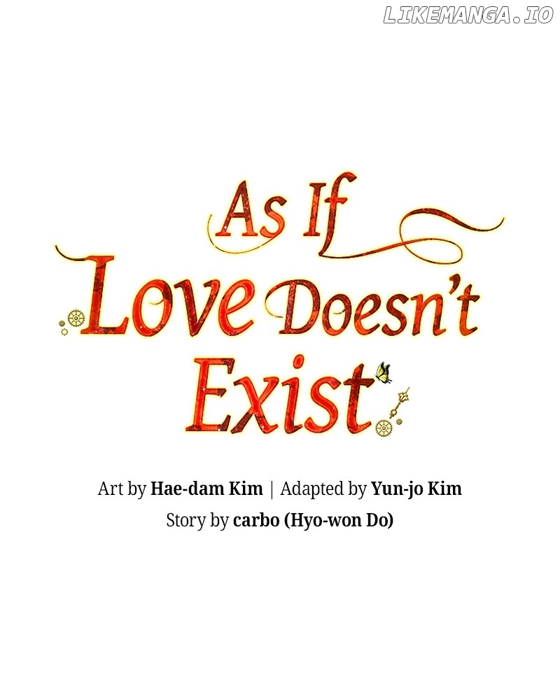 As If Love Doesn’t Exist Chapter 72 - page 1