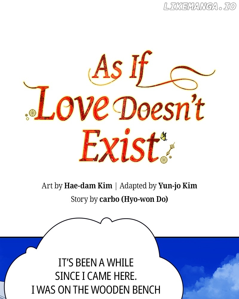 As If Love Doesn’t Exist Chapter 75 - page 1