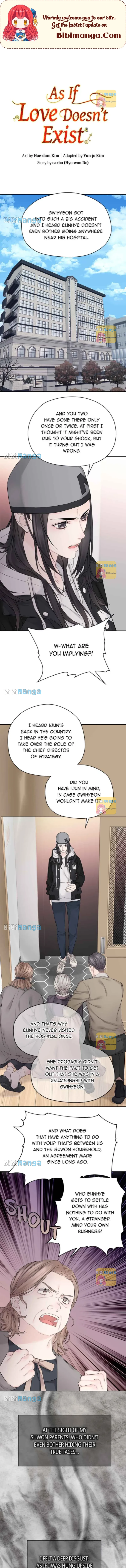 As If Love Doesn’t Exist Chapter 34 - page 1
