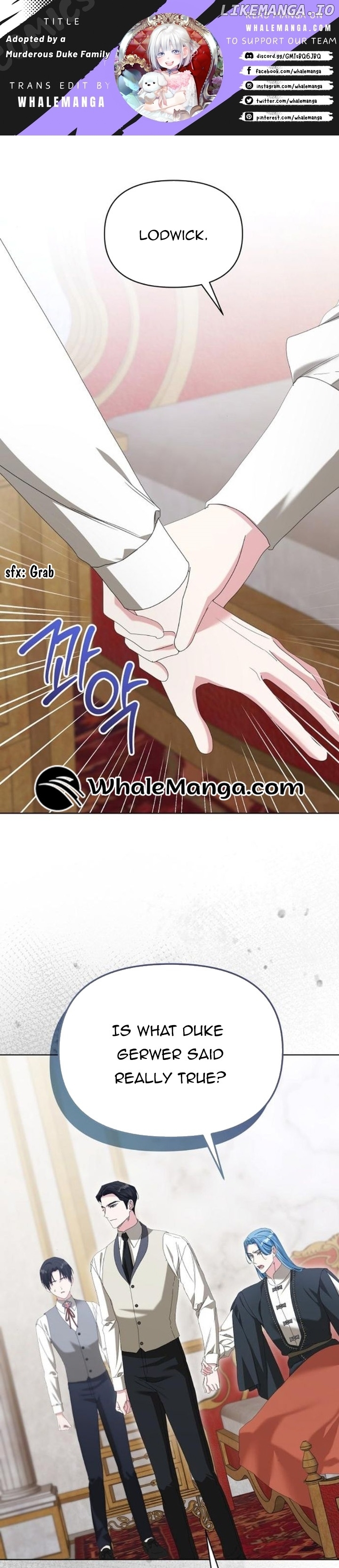 Adopted by a Murderous Duke Family Chapter 45 - page 1