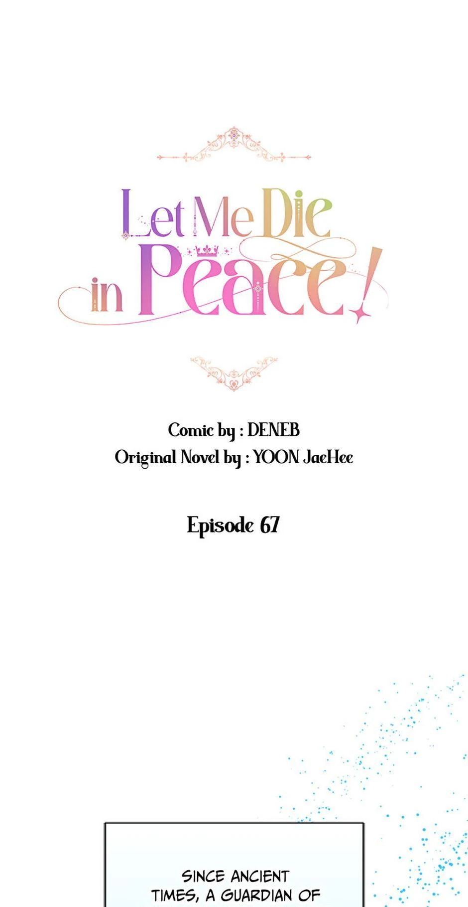 Let Me Die in Peace! Chapter 67 - page 1