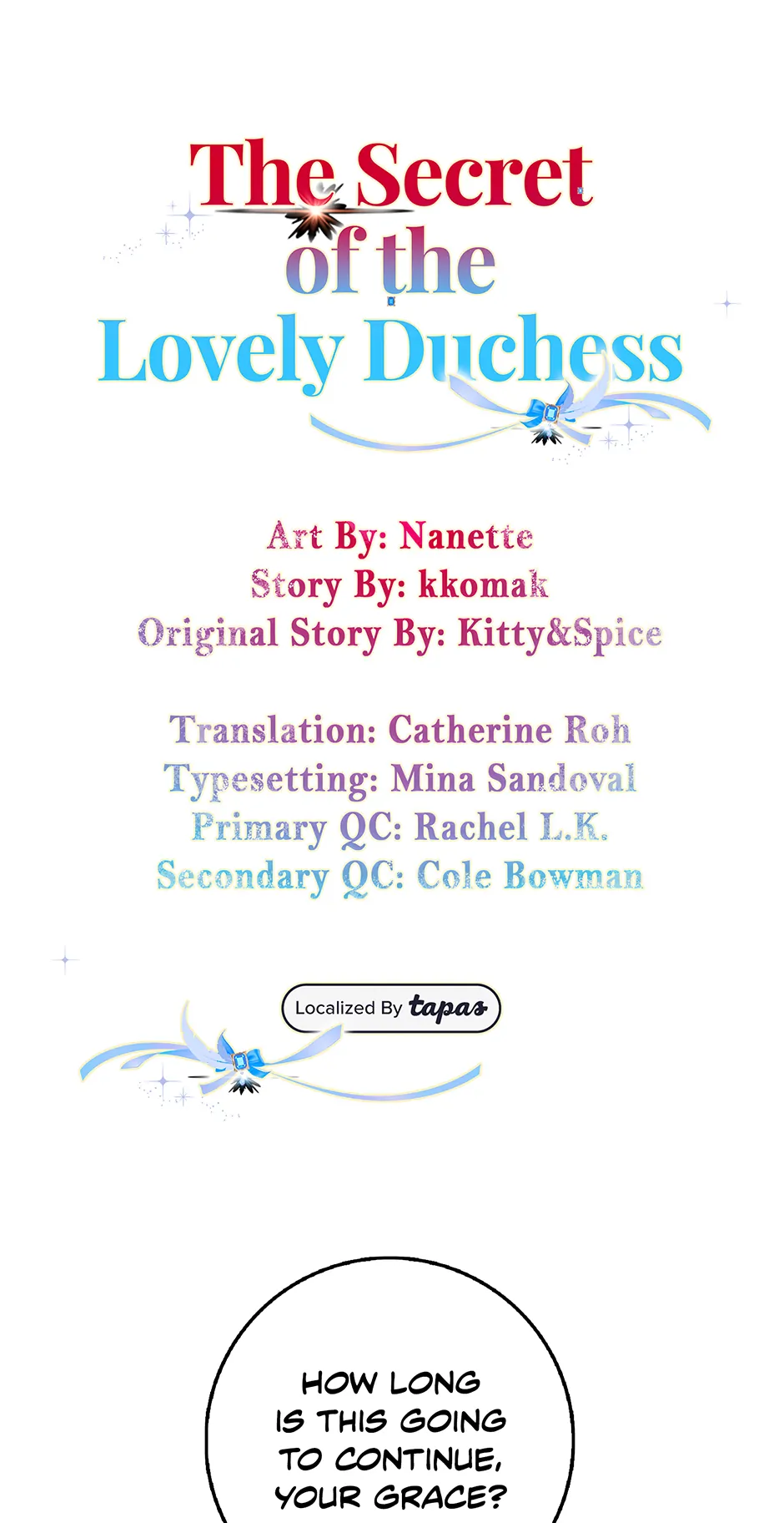 The secrets of the lovely duchess Chapter 39 - page 1