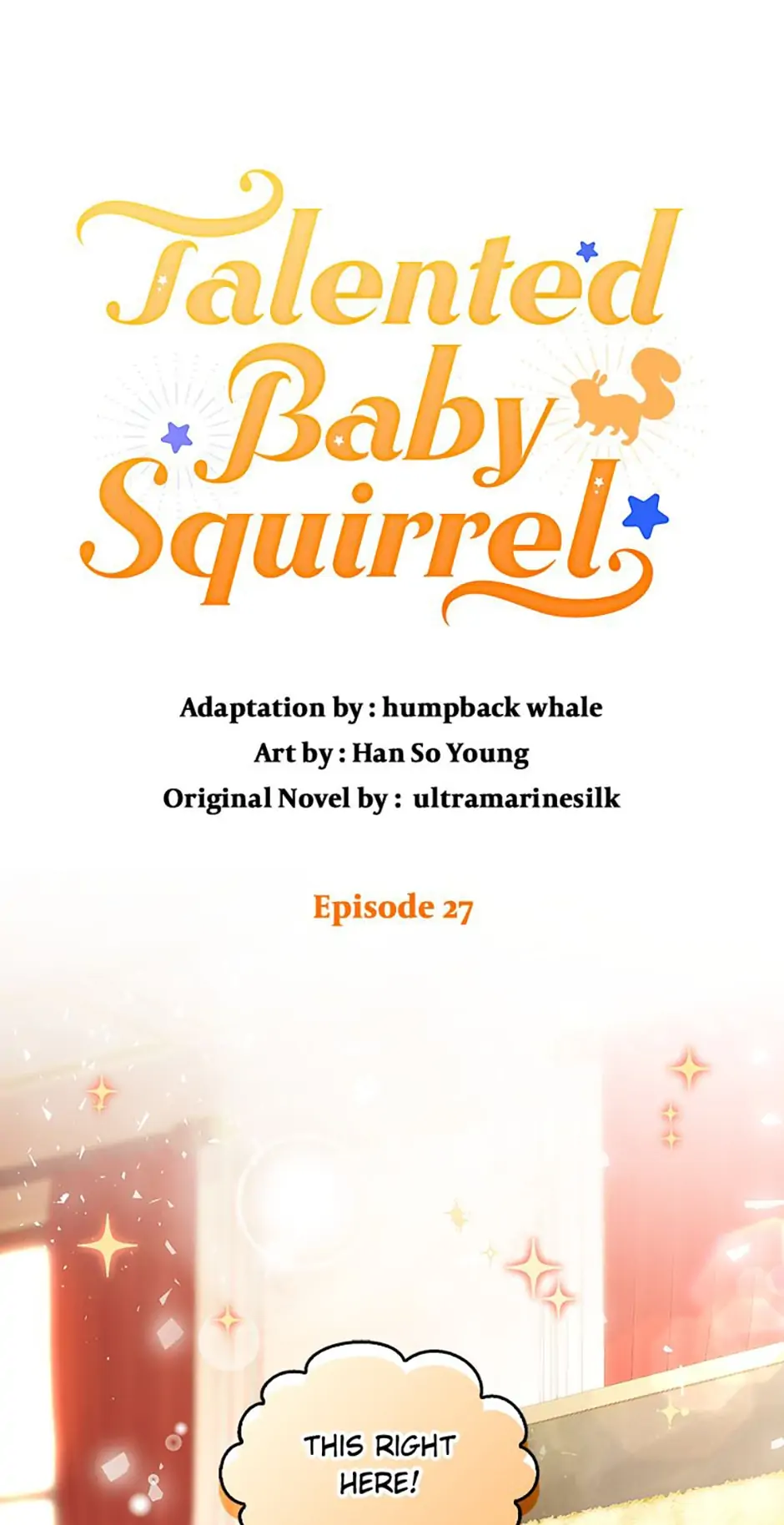 Talented baby squirrel Chapter 27 - page 1