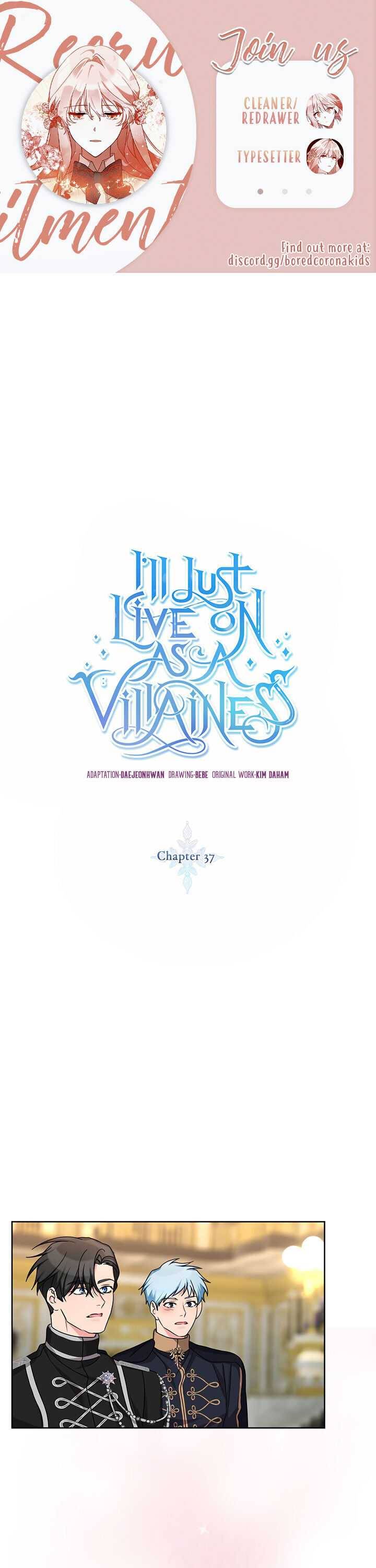 I’ll Just Live on as a Villainess Chapter 37 - page 1