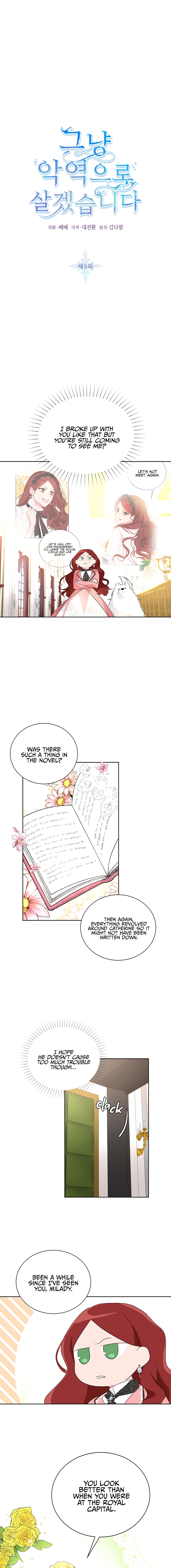 I’ll Just Live on as a Villainess Chapter 5 - page 1