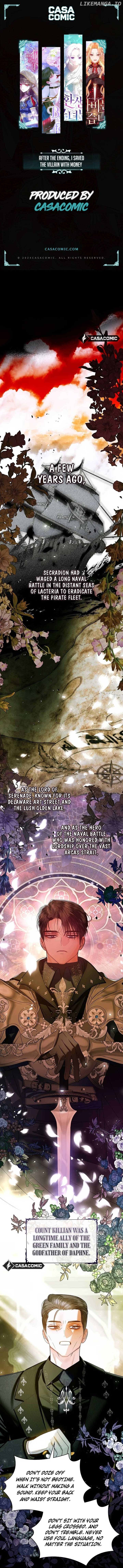 I Saved the Villain with Money After the Ending Chapter 32 - page 1