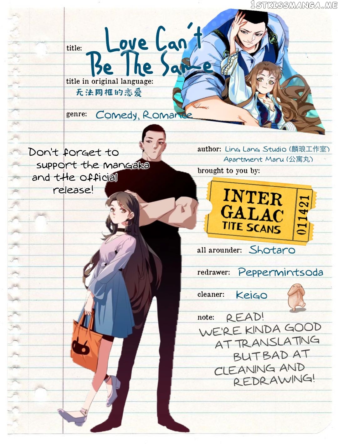 Love Can’T Be The chapter 2 - page 1