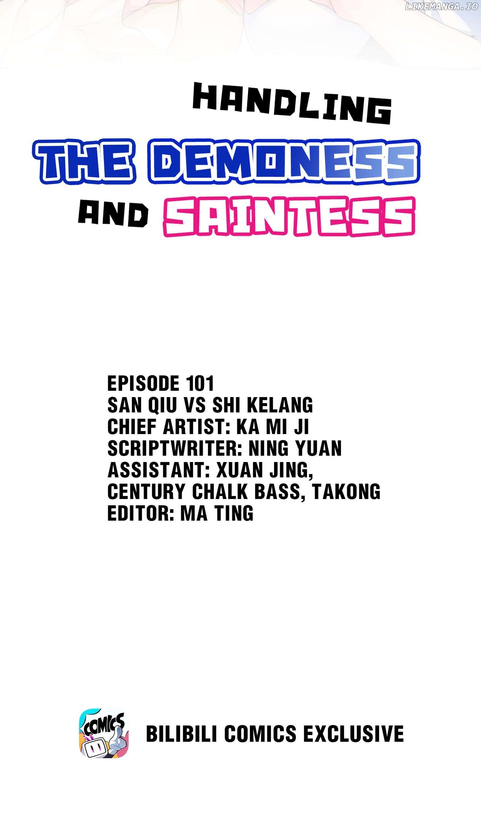 Handling The Demoness And Saintess Chapter 101 - page 2